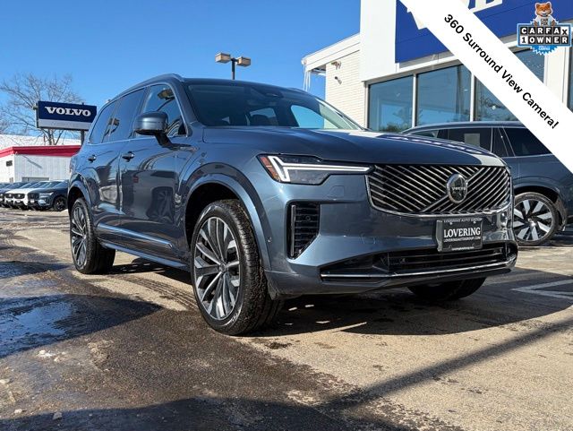 Blue 2025 Volvo XC90 B6 Plus Bright Theme 7-Passenger AWD SUV / Crossover All-Wheel Drive Automatic