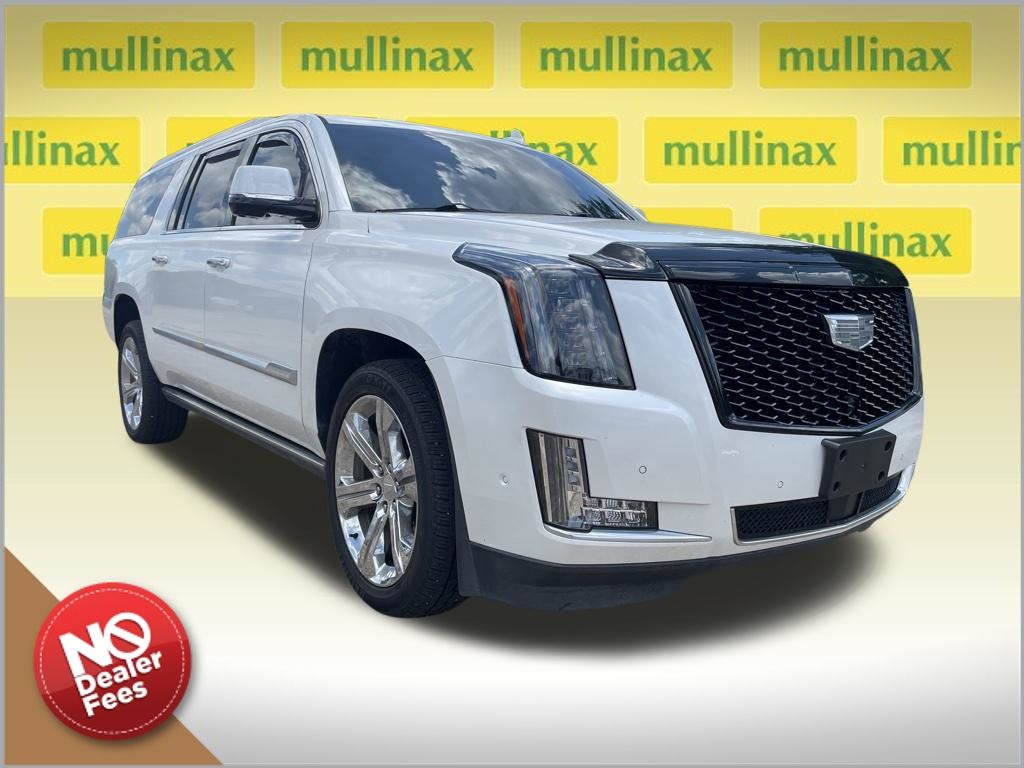 Crystal White Tricoat 2018 Cadillac Escalade ESV Premium Luxury 4WD SUV / Crossover Four-Wheel Drive
