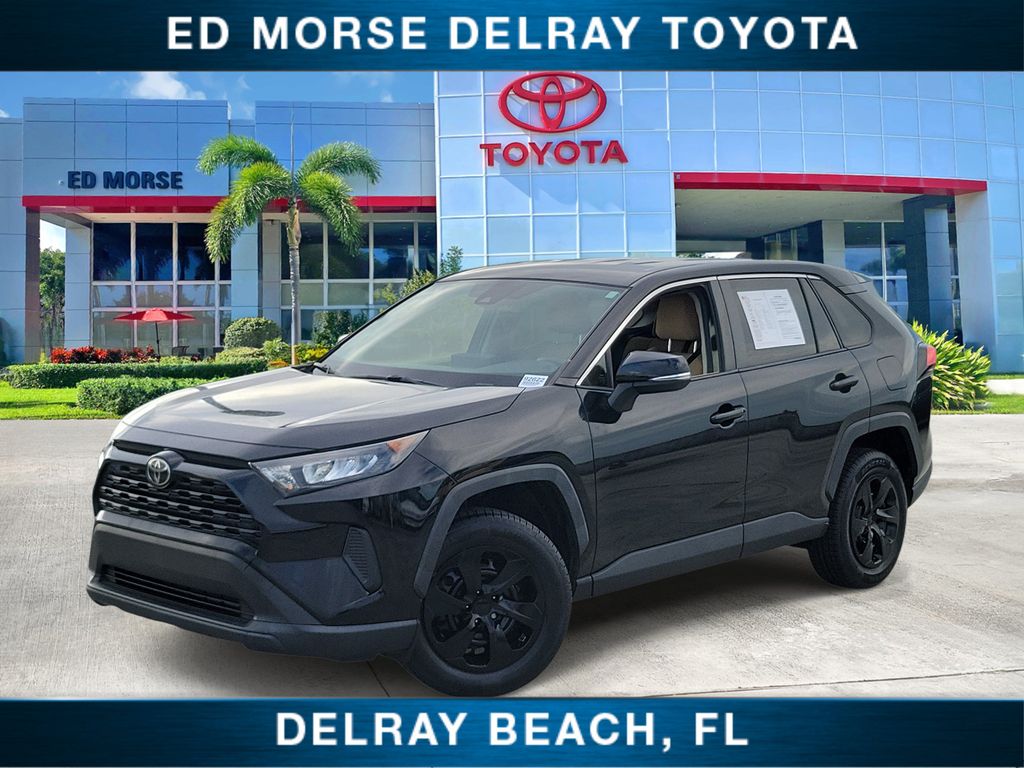 Midnight Black Metallic 2022 Toyota RAV4 SUV / Crossover Front-Wheel Drive 8-Speed Automatic
