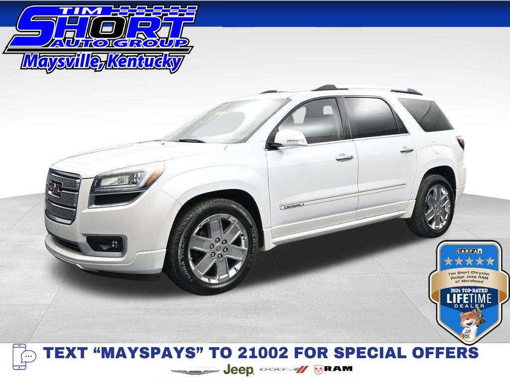 White Frost Tricoat 2016 GMC Acadia SUV / Crossover All-Wheel Drive 6-Speed Automatic
