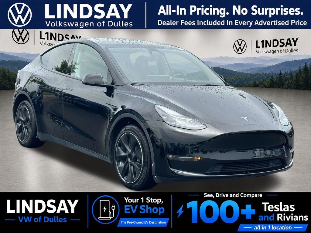 Black 2024 Tesla Model Y SUV / Crossover All-Wheel Drive 1-Speed Automatic