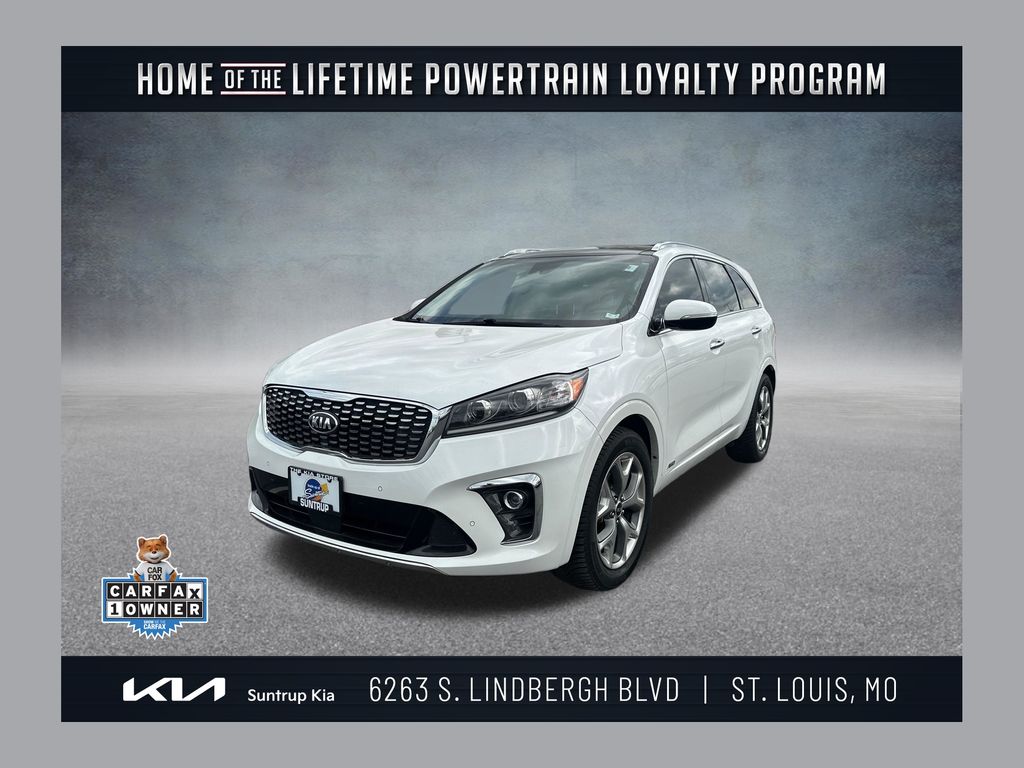 Snow White Pearl 2019 Kia Sorento SX V6 AWD SUV / Crossover All-Wheel Drive 8-Speed Automatic