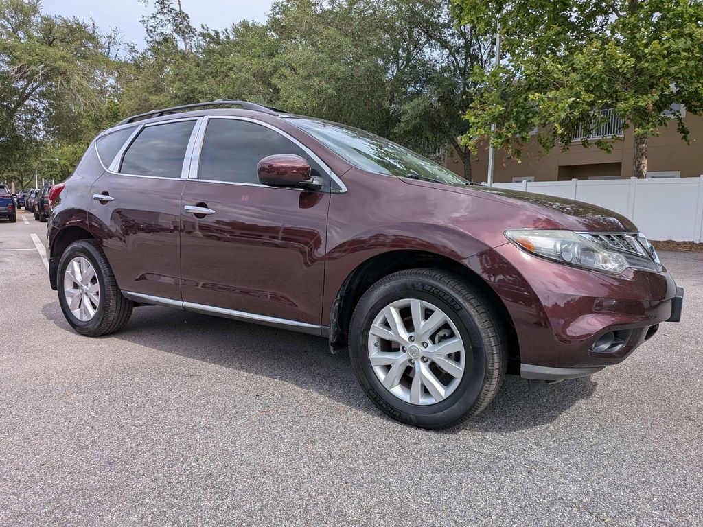 Midnight Garnet Metallic 2014 Nissan Murano SL SUV / Crossover Front-Wheel Drive Continuously Variable Transmission