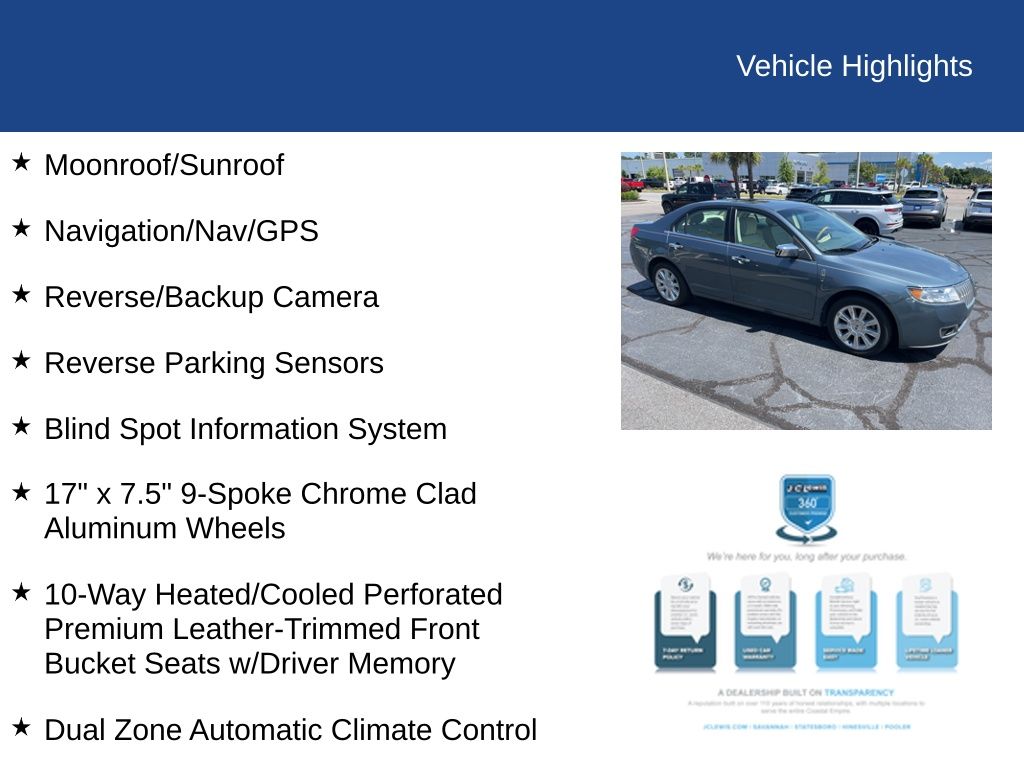 2012 Lincoln MKZ Base