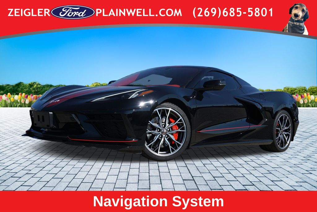 Black 2024 Chevrolet Corvette Convertible Rear-Wheel Drive 8-Speed Dual Clutch