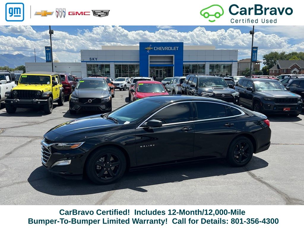Mosaic Black Metallic 2022 Chevrolet Malibu Sedan Front-Wheel Drive Continuously Variable Transmission