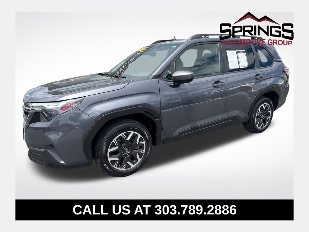 Gray Metallic 2025 Subaru Forester SUV / Crossover All-Wheel Drive Continuously Variable Transmission