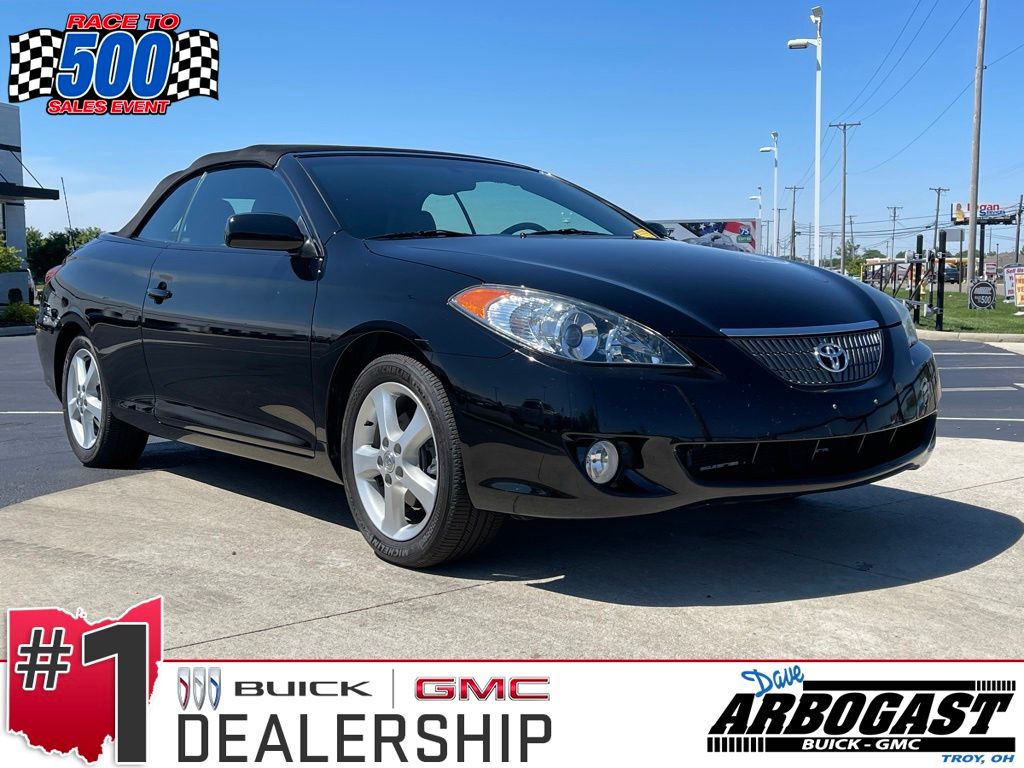 Black 2005 Toyota Camry Solara SLE V6 Coupe Front-Wheel Drive 5-Speed Automatic Overdrive
