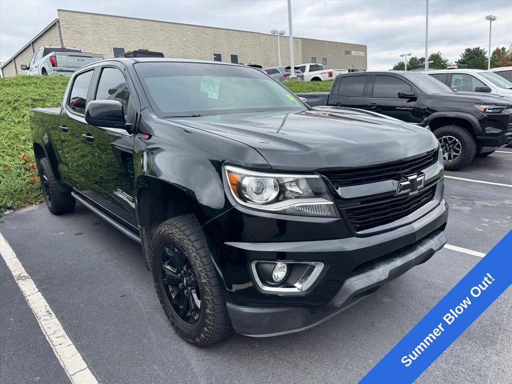 Black 2016 Chevrolet Colorado Pickup Truck Four-Wheel Drive 6-Speed Automatic