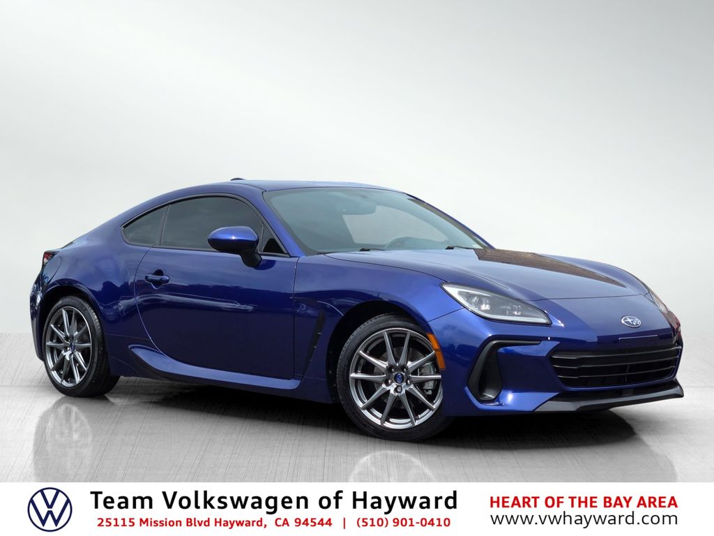 Sapphire Blue Pearl 2024 Subaru BRZ Premium RWD Coupe Rear-Wheel Drive 6-Speed Manual