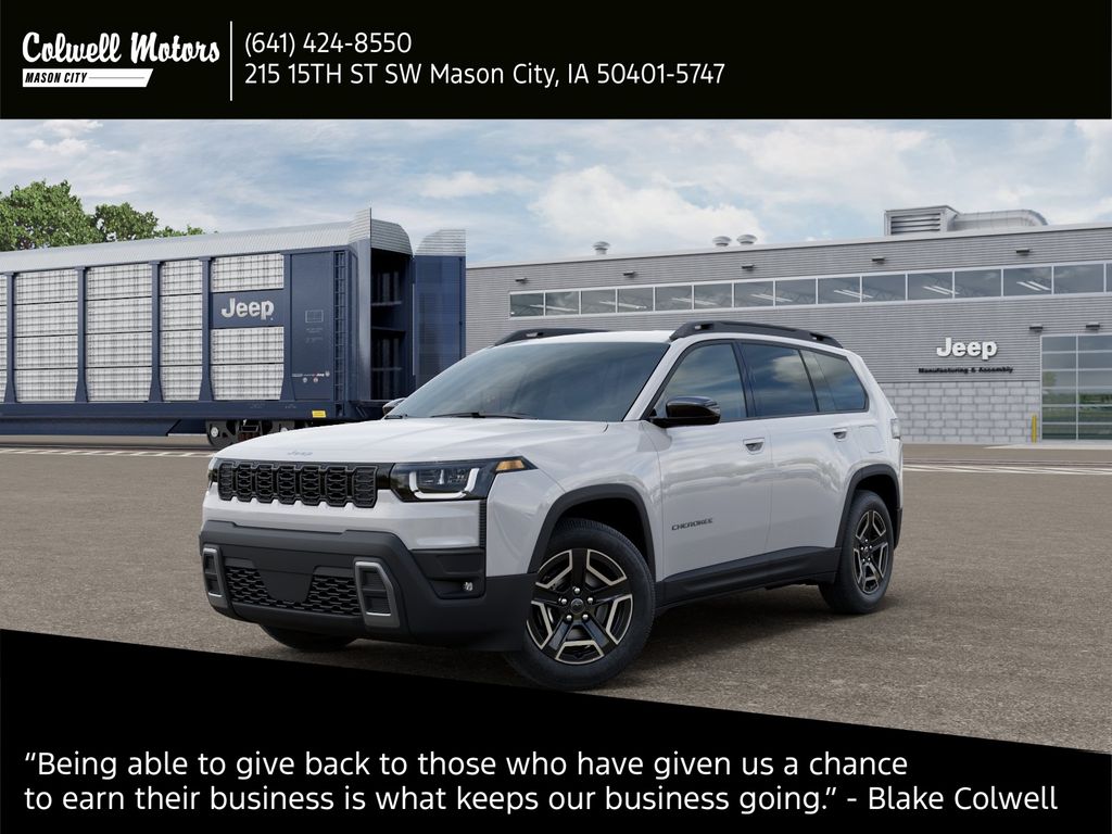 Bright White Clearcoat 2026 Jeep Cherokee SUV / Crossover Four-Wheel Drive Continuously Variable Transmission