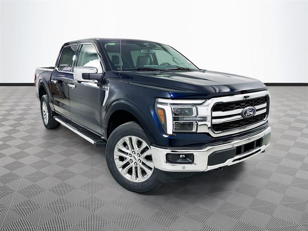 Blue 2026 Ford F-150 Pickup Truck Four-Wheel Drive Automatic
