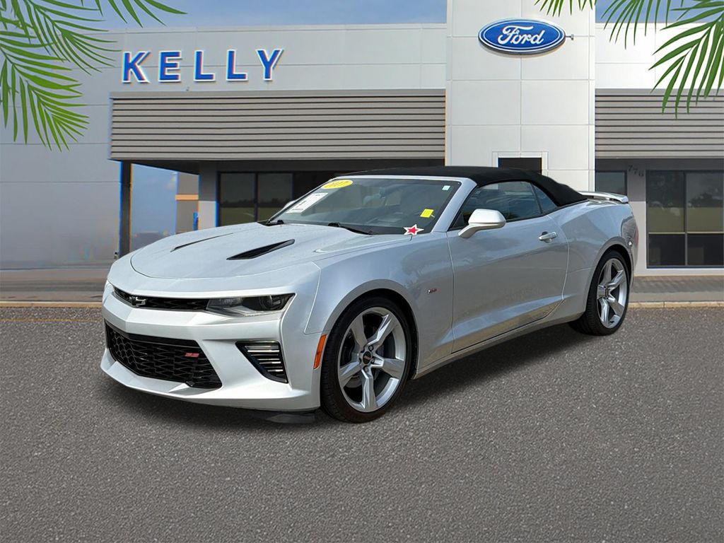 Silver Ice Metallic 2017 Chevrolet Camaro Convertible Rear-Wheel Drive 8-Speed Automatic