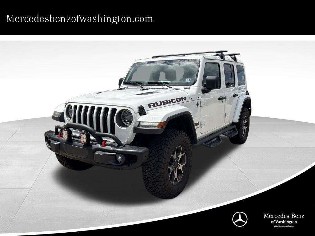 2018 Jeep Wrangler Unlimited Rubicon White at Luther Ford