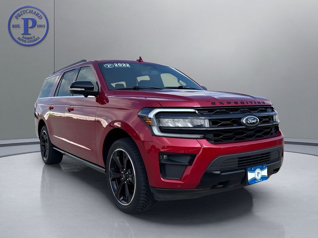 Red Metallic 2022 Ford Expedition SUV / Crossover Four-Wheel Drive Automatic