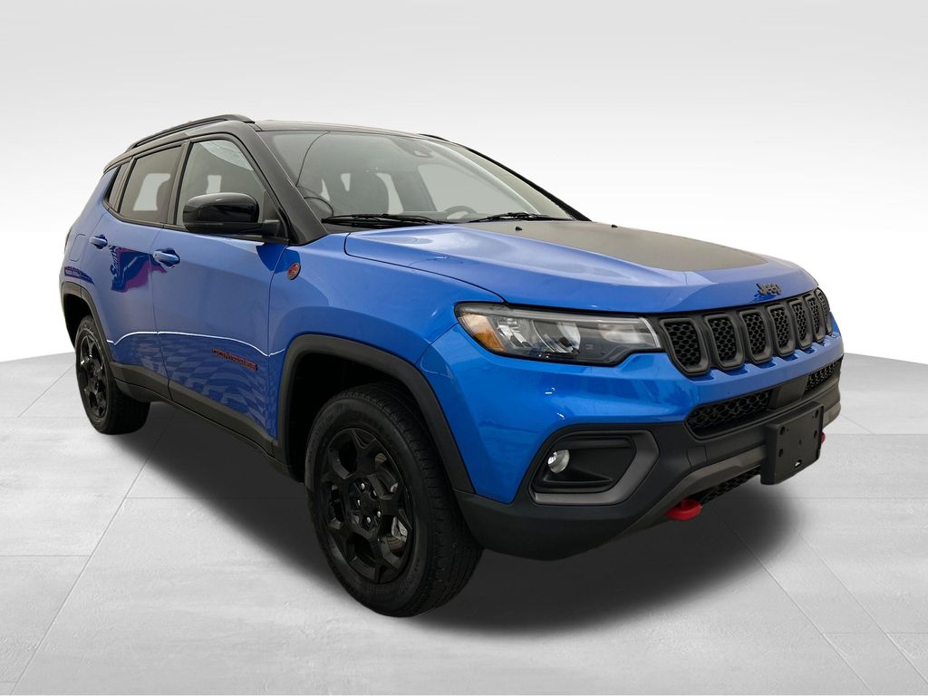 Certified Used 2023 Blue Jeep Trailhawk image 8