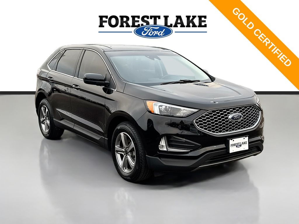 Black Metallic 2023 Ford Edge SUV / Crossover All-Wheel Drive 8-Speed Automatic
