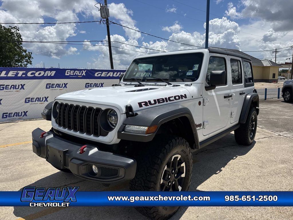 Bright White Clearcoat 2025 Jeep Wrangler SUV / Crossover Four-Wheel Drive 8-Speed Automatic