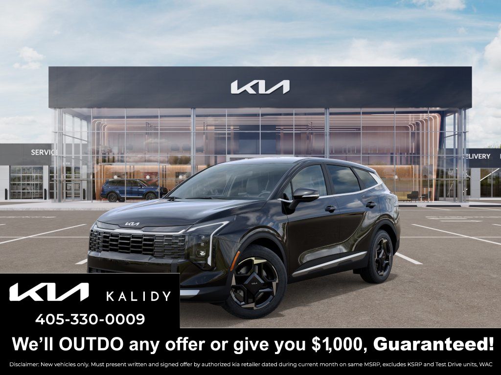 2027 Ebony Black Kia Sportage EX FWD