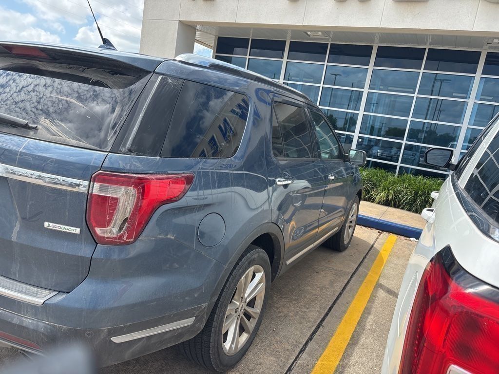2019 Ford Explorer Limited Blue at Baytown Hyundai