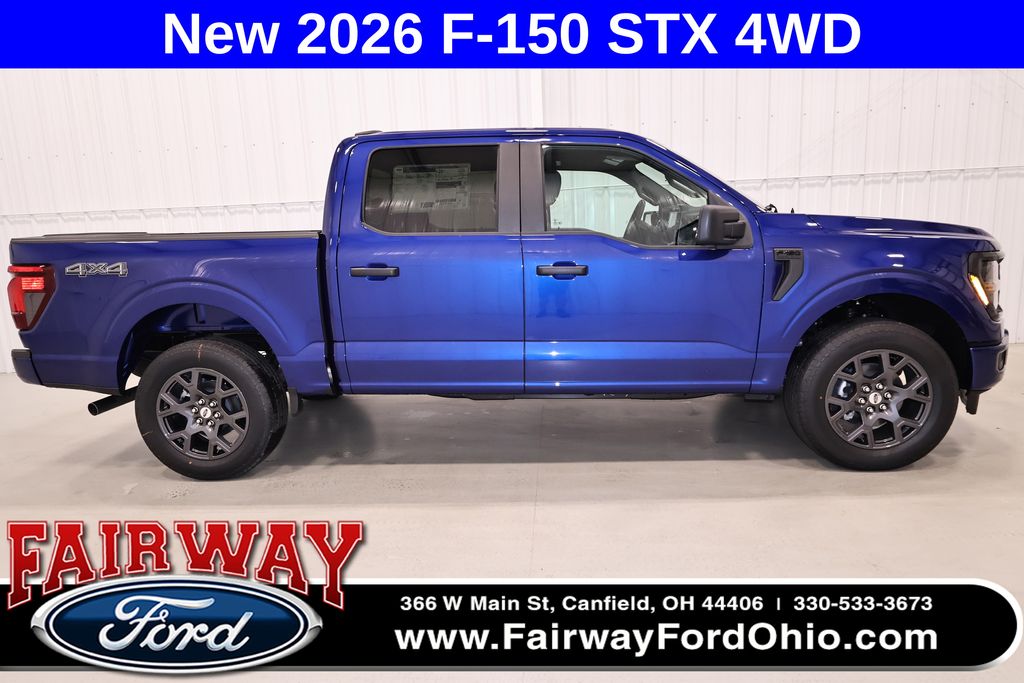 Argon Blue Metallic 2026 Ford F-150 Pickup Truck Four-Wheel Drive Automatic