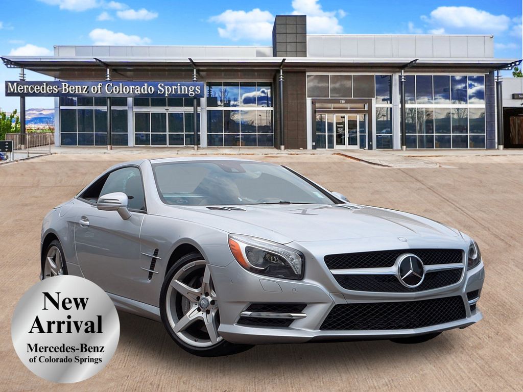 Iridium Silver Metallic 2013 Mercedes-Benz SL-Class Convertible Rear-Wheel Drive 7-Speed Automatic