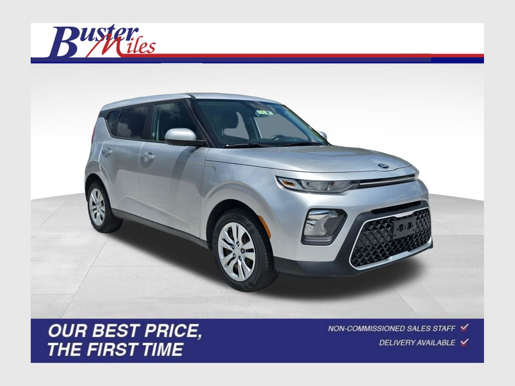 Sparkling Silver 2020 Kia Soul LX FWD SUV / Crossover Front-Wheel Drive Continuously Variable Transmission