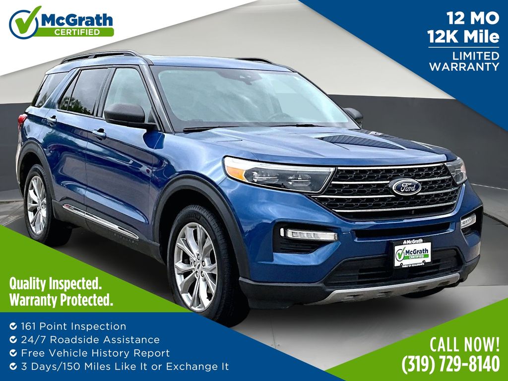 Blue Metallic 2023 Ford Explorer SUV / Crossover All-Wheel Drive Automatic