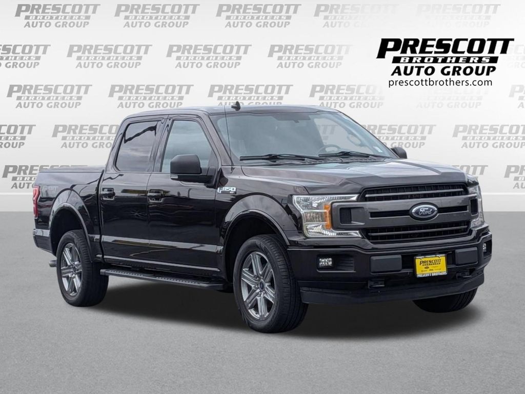 Black 2018 Ford F-150 Pickup Truck Four-Wheel Drive Automatic