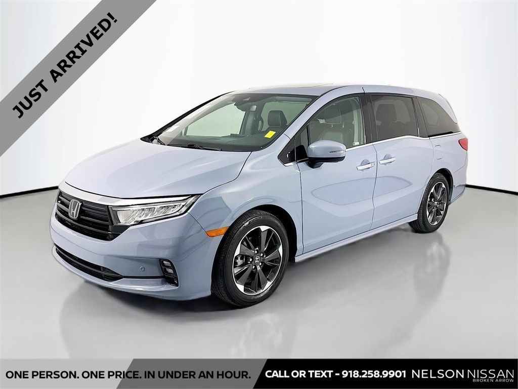 Gray 2024 Honda Odyssey Elite FWD Minivan Front-Wheel Drive Automatic