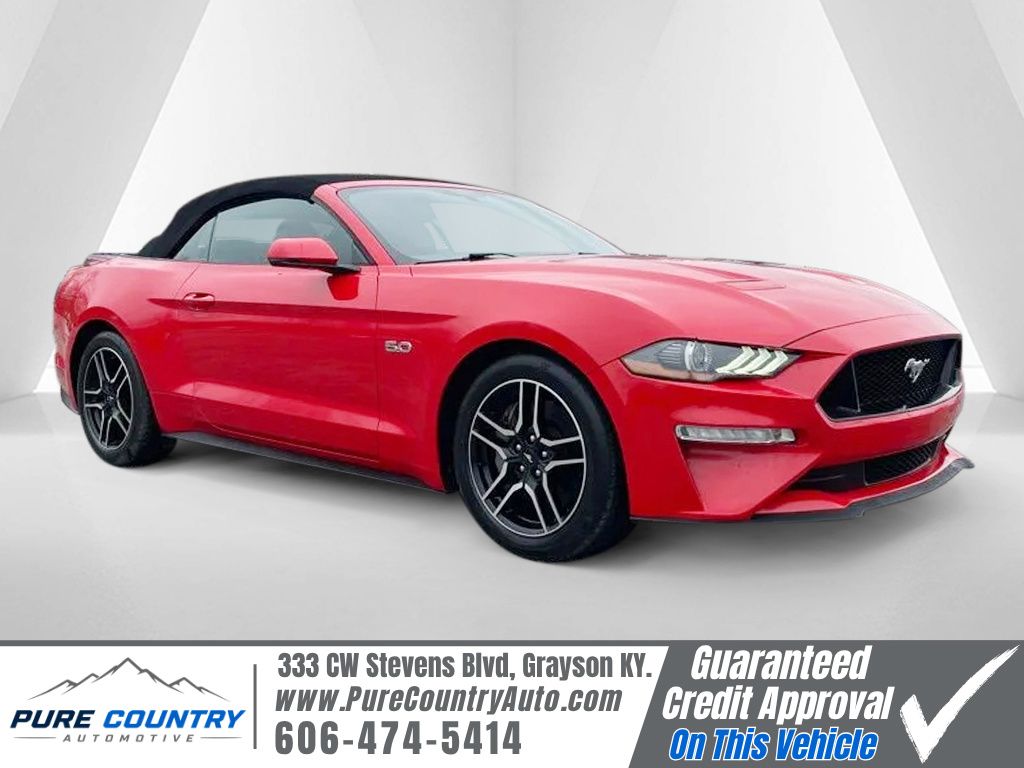 Race Red 2019 Ford Mustang Convertible Rear-Wheel Drive Automatic