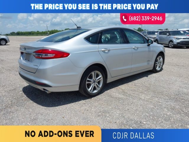 Ingot Silver 2018 Ford Fusion Hybrid Sedan Front-Wheel Drive Continuously Variable Transmission