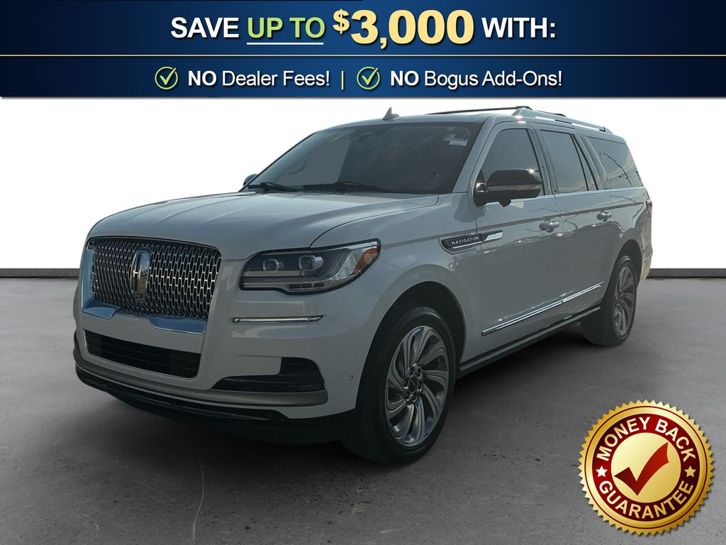White Metallic 2024 Lincoln Navigator SUV / Crossover Four-Wheel Drive Automatic