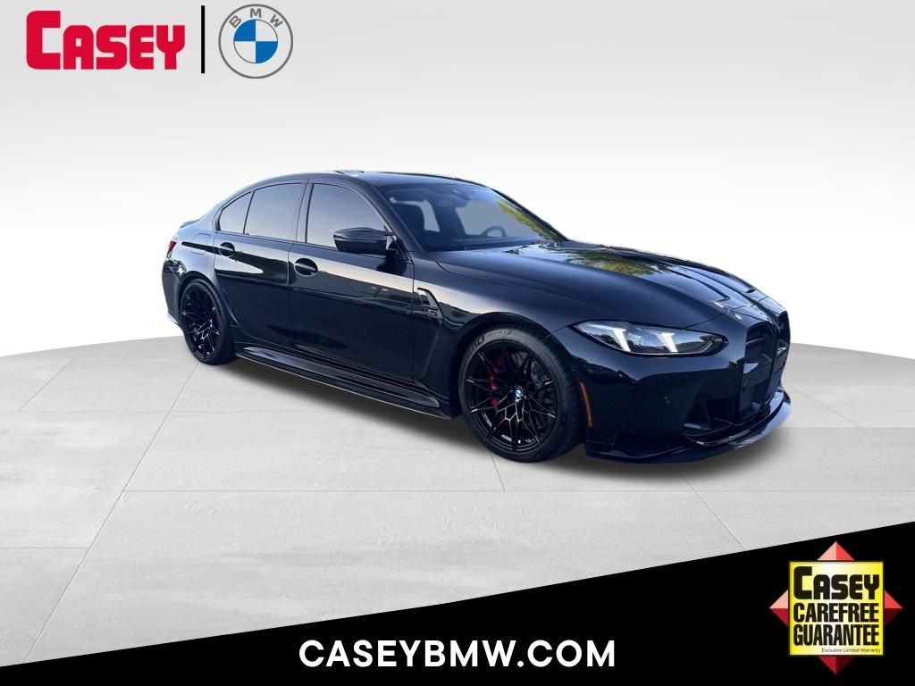 Black Sapphire Metallic 2025 BMW M3 Competition xDrive Sedan All-Wheel Drive 8-Speed Automatic