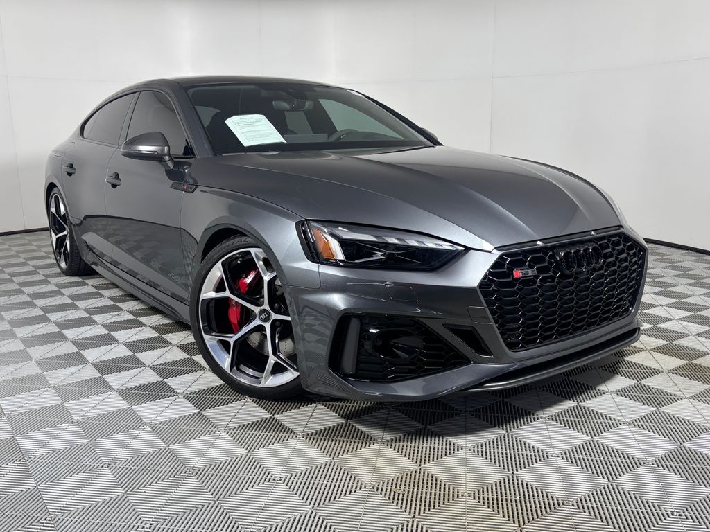 Daytona Gray Pearl 2024 Audi RS 5 Sportback Sedan All-Wheel Drive 8-Speed Automatic