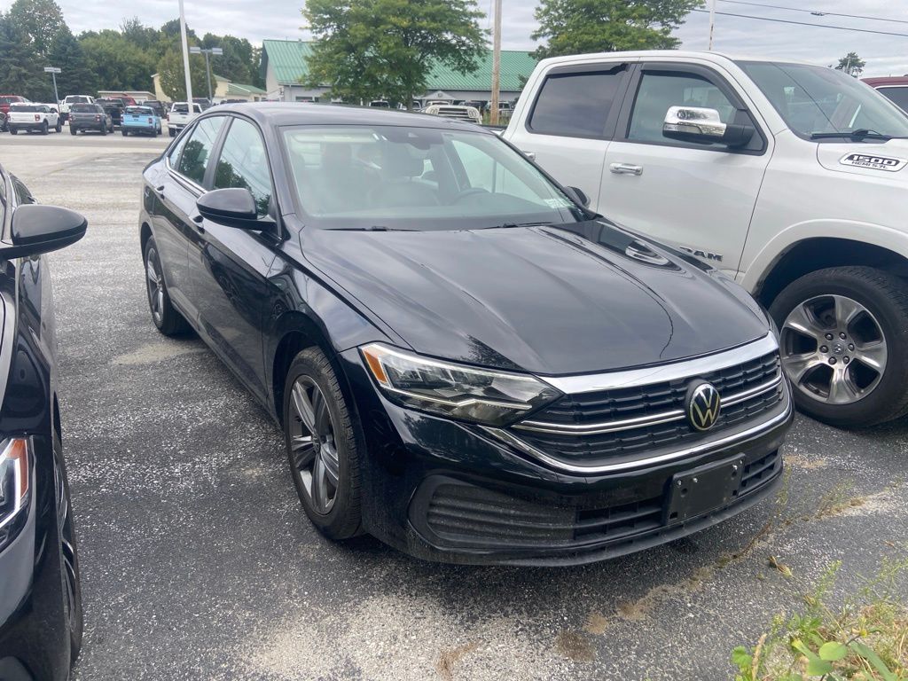 Black 2024 Volkswagen Jetta Sedan Front-Wheel Drive 8-Speed Automatic
