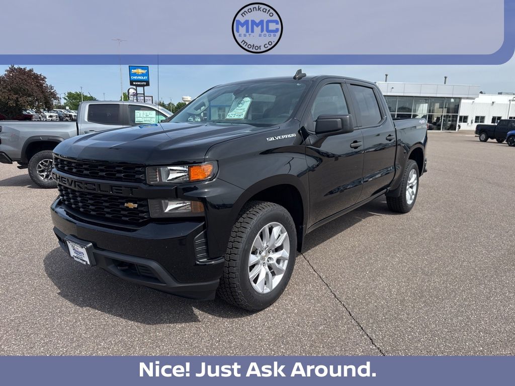 Black 2022 Chevrolet Silverado 1500 Pickup Truck Four-Wheel Drive 8-Speed Automatic