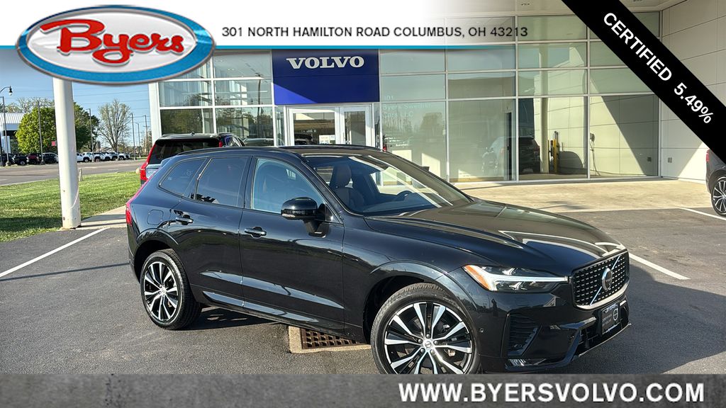 Onyx Black Metallic 2025 Volvo XC60 B5 Plus Dark Theme AWD SUV / Crossover All-Wheel Drive Automatic