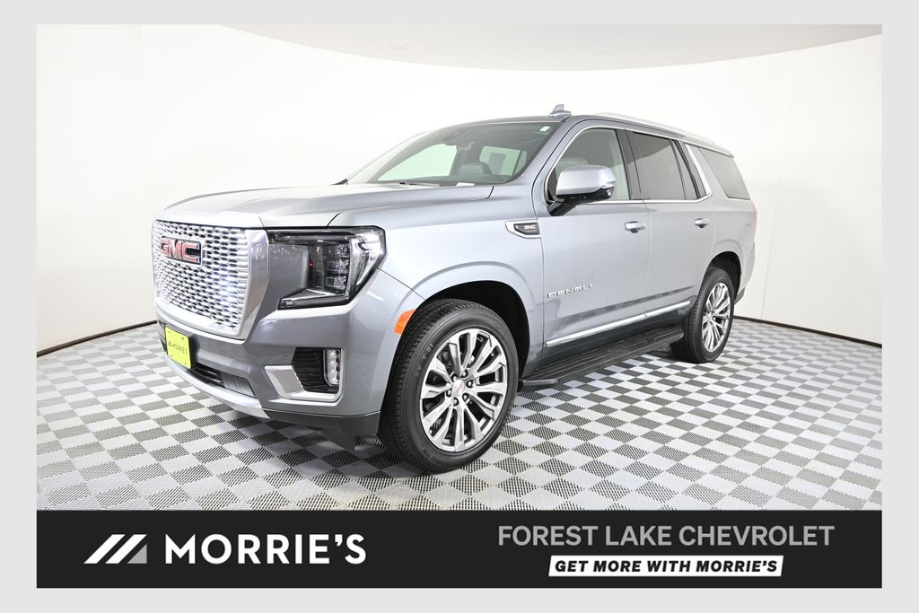 Gray (Satin Steel Metallic) 2021 GMC Yukon SUV / Crossover Four-Wheel Drive