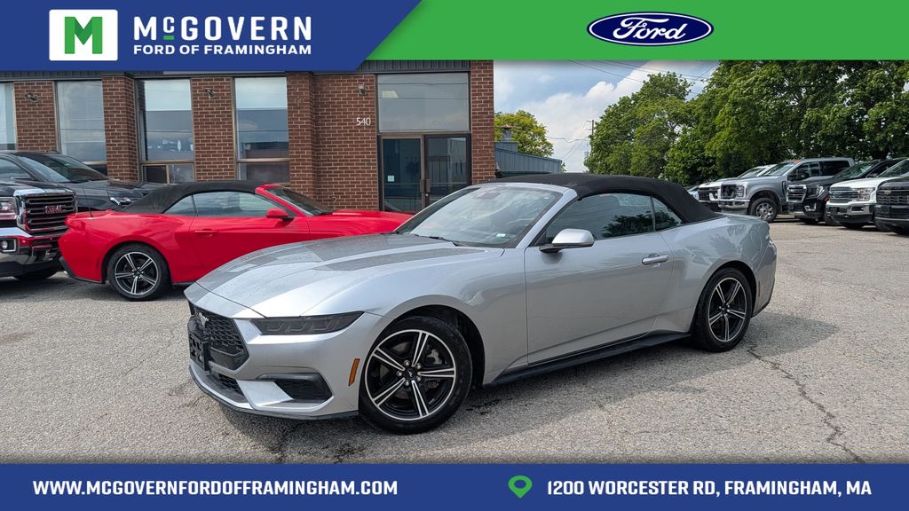 Silver 2025 Ford Mustang Convertible Rear-Wheel Drive Automatic
