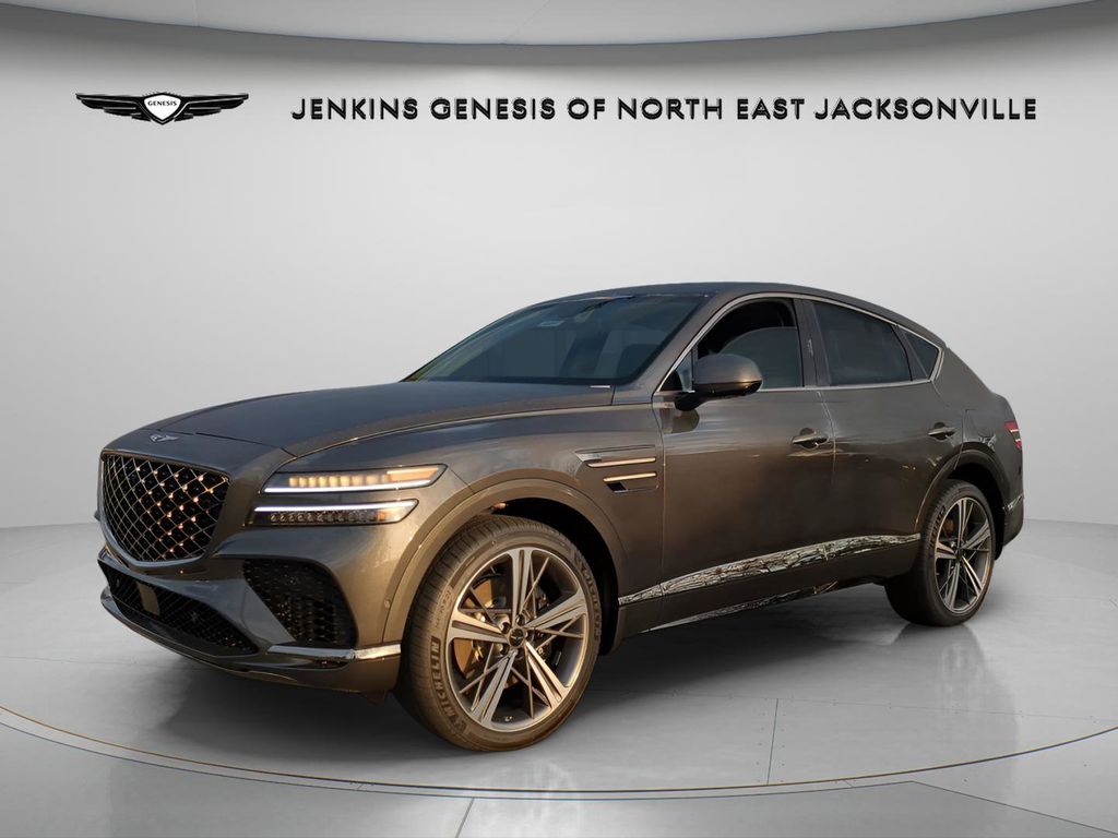 Makalu Gray 2025 Genesis GV80 Coupe 3.5T E-SC AWD Coupe All-Wheel Drive 8-Speed Automatic