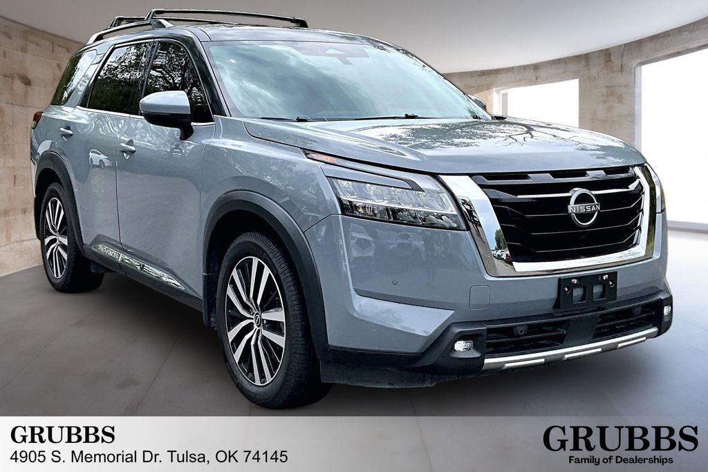 Boulder Gray Pearl 2023 Nissan Pathfinder SUV / Crossover All-Wheel Drive 9-Speed Automatic