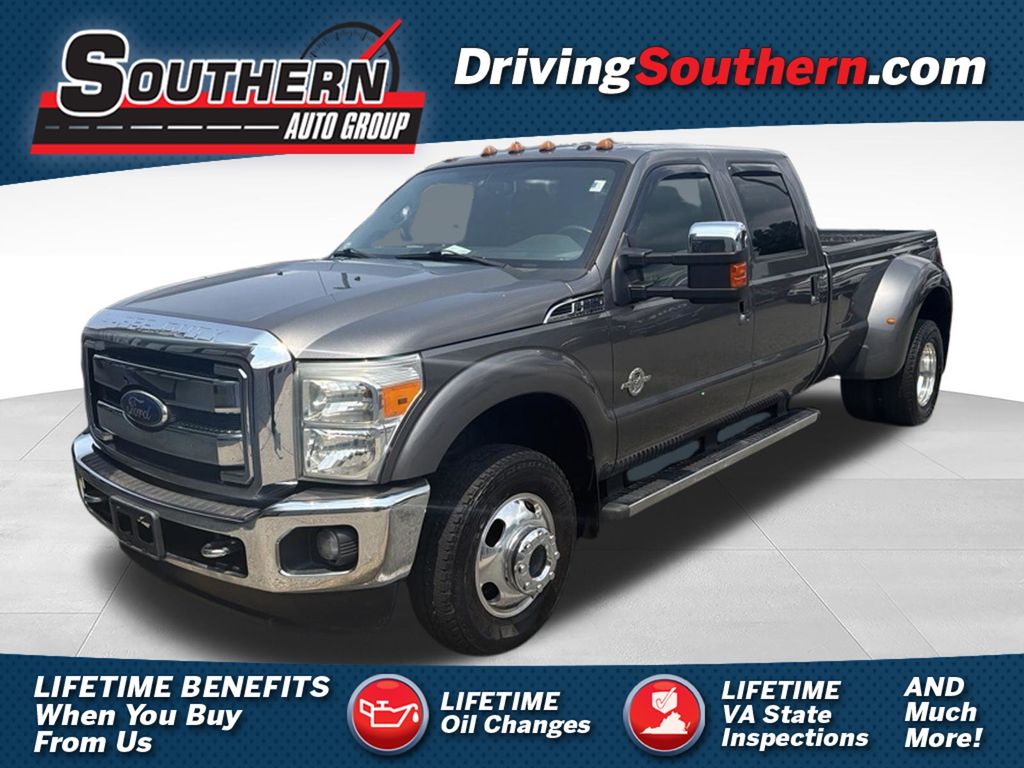 Sterling Gray Metallic 2011 Ford F-350 Super Duty Pickup Truck Four-Wheel Drive 6-Speed Automatic Overdrive