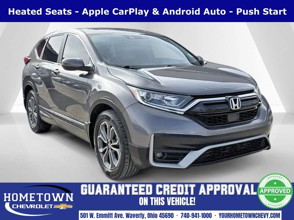 Gray 2021 Honda CR-V EX-L FWD SUV / Crossover Front-Wheel Drive Continuously Variable Transmission