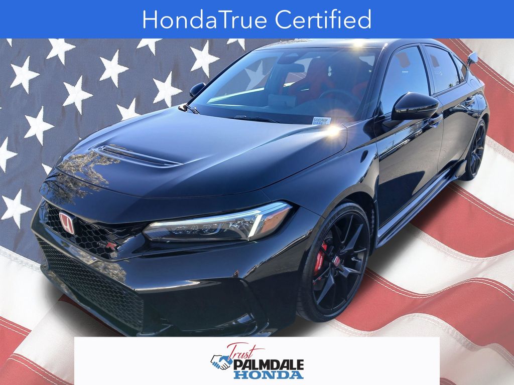 Crystal Black Pearl 2025 Honda Civic Type R FWD Hatchback Front-Wheel Drive 6-Speed Manual