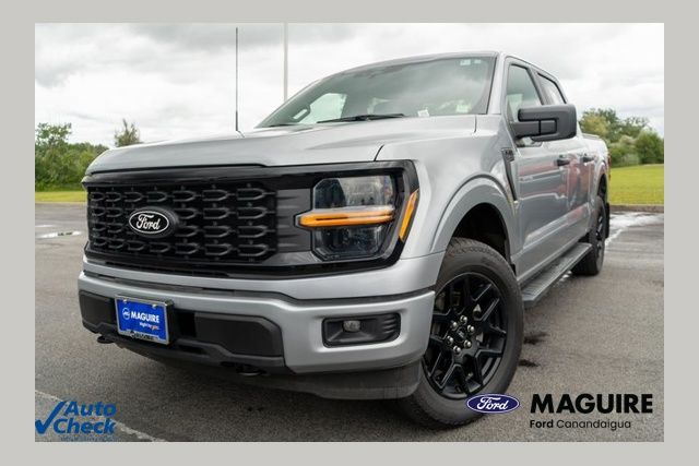 Iconic Silver Metallic 2024 Ford F-150 Pickup Truck Four-Wheel Drive Automatic