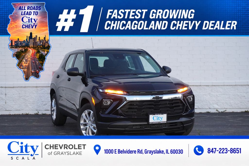 Mosaic Black Metallic 2026 Chevrolet Trailblazer SUV / Crossover Front-Wheel Drive Continuously Variable Transmission