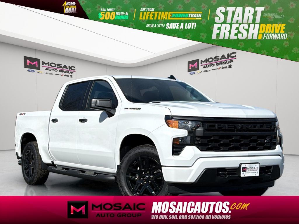 New 2026 Chevrolet Silverado 1500 Custom Trucks