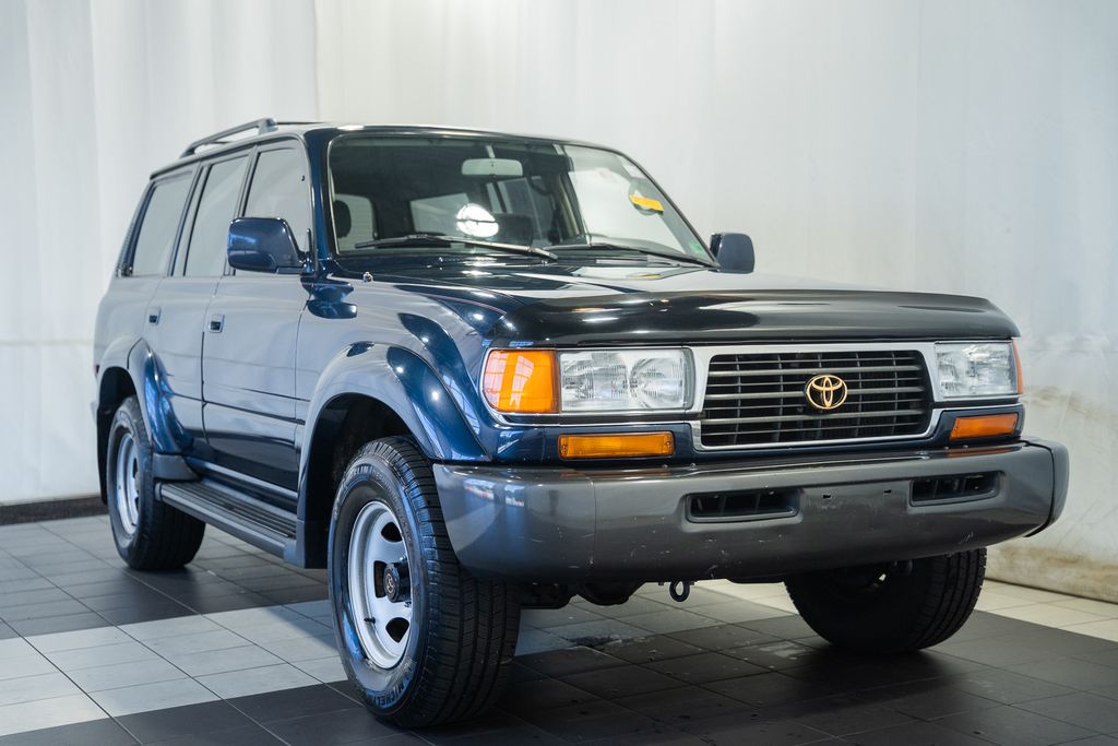 Night Shadow Pearl 1997 Toyota Land Cruiser 4WD SUV / Crossover All-Wheel Drive 4-Speed Automatic