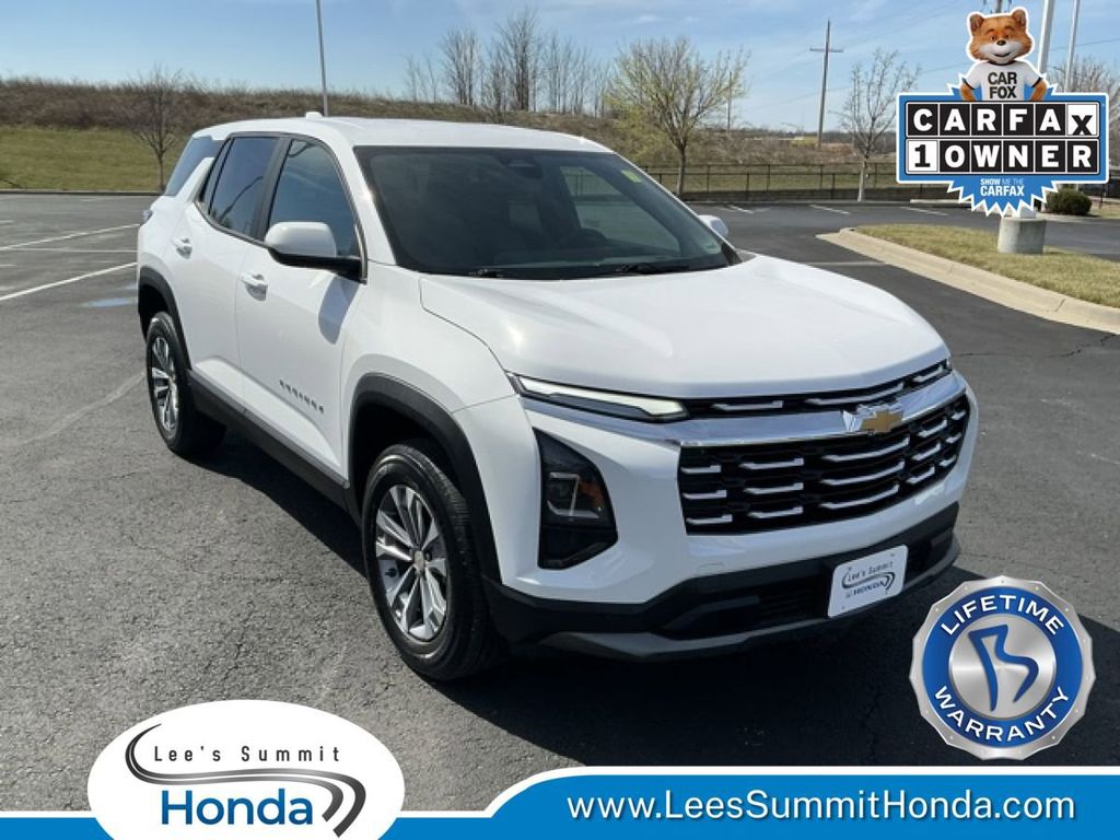 Summit White 2025 Chevrolet Equinox LT FWD SUV / Crossover Front-Wheel Drive Continuously Variable Transmission